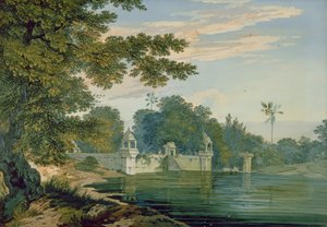Eine Ansicht in der Nähe von Agra, um 1780 von William Hodges