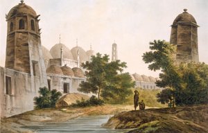 Ansicht des Cuttera, gebaut von Jaffeir Cawn in Muxadavad, veröffentlicht 1785-88