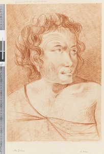 Seite 32b Neuseeland Porträt eines Maori, 1768-75