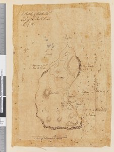 Seite 37a Eine Skizze von Block Island, Breite des Südlichen Kopfes 41: 9 N von William Hodges