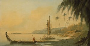 Blick von Point Venus, Insel Otaheite (Tahiti) von William Hodges