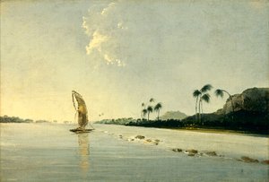 Ansicht eines Teils der Insel Ulietea [Raiatea] von William Hodges