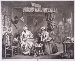 Der Lebensweg einer Dirne, Tafel III, aus 