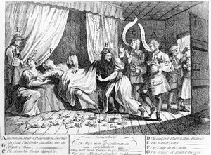Cunicularii oder die Weisen von Godliman in Beratung, 1726