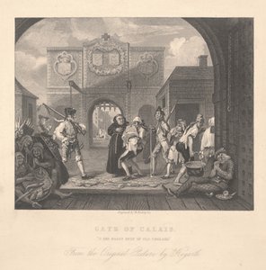 Tor von Calais, graviert von William Radclyffe (1783-1855)