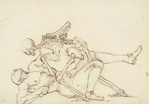 George Taylors Epitaph, ca. 1750 von William Hogarth