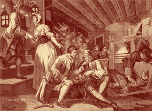 Fleiß und Faulheit von William Hogarth