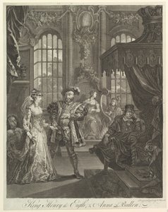 König Heinrich der Achte und Anna Bullen