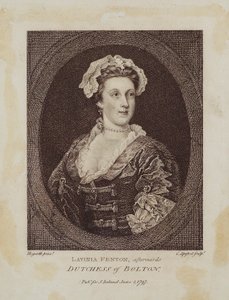 Lavinia Fenton, später Herzogin von Bolton, graviert von Cornelius Apostool (1797)