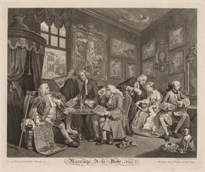 Heirat à la Mode von William Hogarth