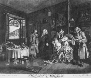 Die Modeehe, Platte 6, (Der Tod der Gräfin)