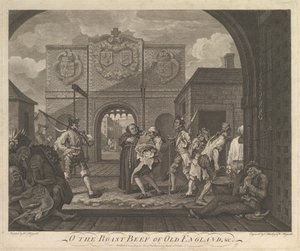 O der Braten von Alt-England - Das Tor von Calais, 6. März 1749