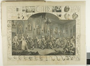 Platte Zwei, aus Die Analyse der Schönheit von William Hogarth