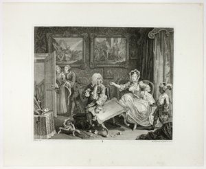 Platte zwei, aus Ein Hurenleben von William Hogarth