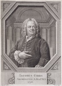 Porträt von James Gibbs (1682-1754) aus 