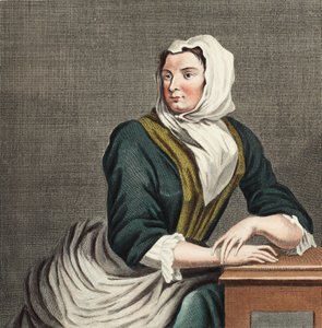 Sarah Malcolm im Newgate-Gefängnis, Illustration aus 