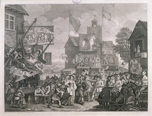 Southwark-Messe von William Hogarth