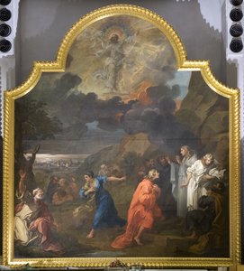Der Altaraufsatz von St. Mary Redcliffe (rechter Flügel) von William Hogarth