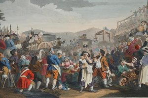 Der faule Lehrling wird in Tyburn hingerichtet, Platte XI aus 