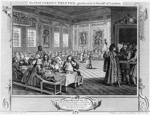 Der fleißige Lehrling, der reich und Sheriff von London wurde, Tafel VIII aus 