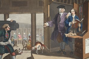 Der fleißige Lehrling, ein Favorit und vom Meister vertraut, Platte IV von 