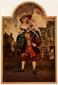 Der Mann mit der Last des Unheils von William Hogarth