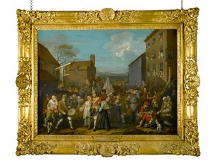 Der Marsch der Wachen nach Finchley, 1750 von William Hogarth