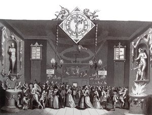 Das Maskenball-Ticket von William Hogarth