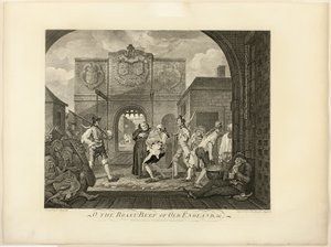 Der Braten von Alt-England von William Hogarth