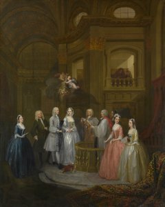 Die Hochzeit von Stephen Beckingham und Mary Cox, 1729