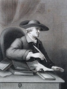Thomas Morell (1703–1784) englischer Librettist, klassischer Gelehrter von William Hogarth von William Hogarth