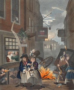 Tageszeiten, Nacht, Illustration aus 