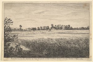 Ansicht von Ranbys Haus von William Hogarth