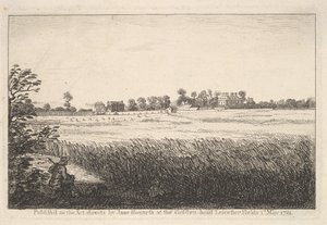 Ansicht von Ranbys Haus, 1. Mai 1781 von William Hogarth