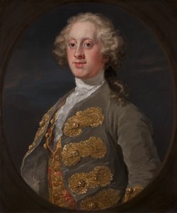 William Cavendish, Marquess of Hartington, später vierter Herzog von Devonshire von William Hogarth