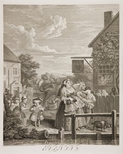 Vier Tageszeiten: Abend von William Hogarth