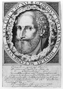 Porträt von George Chapman (ca. 1559-1634) ca. 1609-10