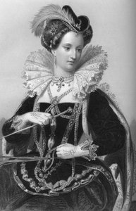 Königin Elisabeth I. 1533-1603 in Tilbury Fort, 1851