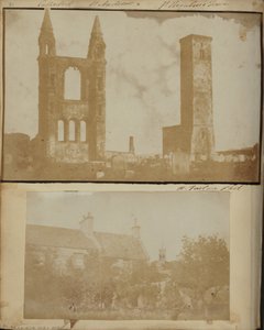 St. Regulus Turm und der Ostgiebel der St. Andrews Kathedrale von Nordwesten von William Holland Furlong