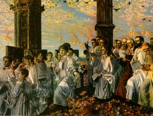 Maienmorgen auf dem Magdalen Tower, 1888-1890, 1942 von William Holman Hunt