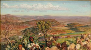 Ebene von Esdraelon von den Höhen über Nazareth, 1876 von William Holman Hunt