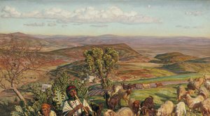 Ebene von Esdraelon von den Höhen über Nazareth (19. Jahrhundert) von William Holman Hunt