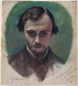 Porträt von Dante Gabriel Rossetti