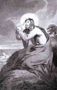 Christus betet auf dem Berg, aus 