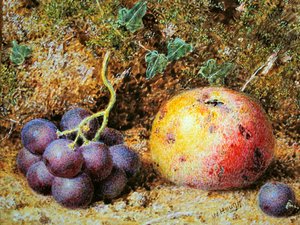 Äpfel und Trauben von William Hough