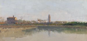 Eine venezianische Insel aus der Lagune von William Hulton