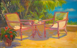 Karibische Terrasse von William Ireland