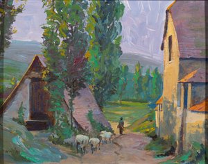 Abendweide von William Ireland