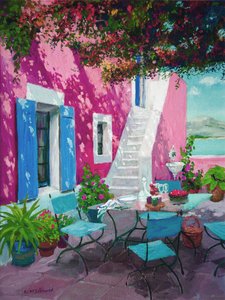 Heiße rosa Terrasse von William Ireland