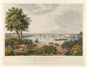 Baltimore, nahe Whetstone Point aufgenommen von William James Bennett